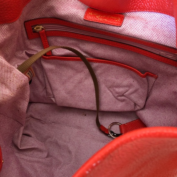 Dooney & Bourke Lg Logo Lock Pebbled Leather Bag - Picture 5 of 16